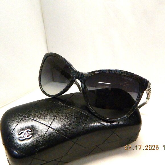 CHANEL 5326-A c.1527/S6 58/16 140 3N Sunglasses Made in Italy - Picture 1 of 15